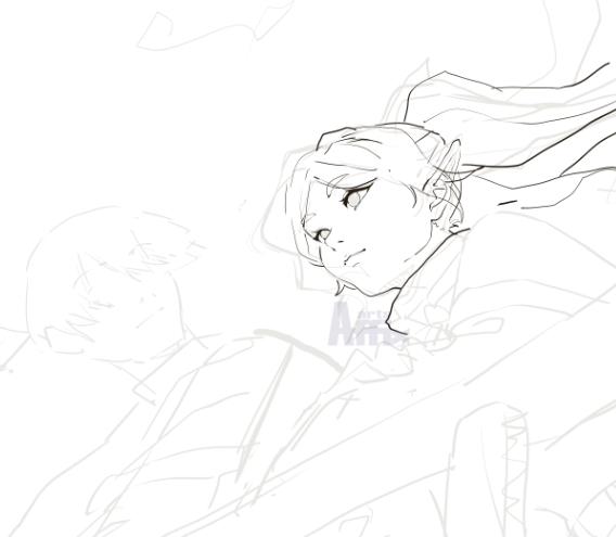 Taking a lil break from school stuff to sketch Frieren and Himmel <3