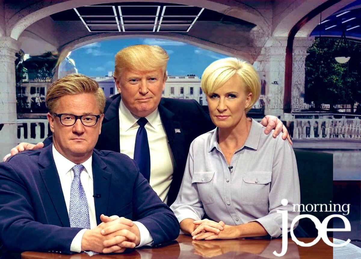 NotHoodlum's tweet photo. "Morning Joe," with its 647K viewers and a significant decline in the key demographic since their meeting with Trump, bids farewell to the programs of Joy Reid, Alex Wagner, José Díaz-Balart, and Jonathan Capehart. https://t.co/b43OVNKjtg