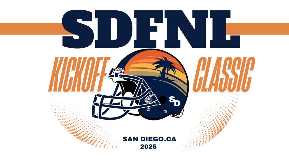 2025 SDFNL Kick Off Classic - Aug 15th and 16th- at <a href="/HooRydeFootball/">Hoover Cardinals Football</a> Hoover High School and University City High School. #sdfnlkoc25
