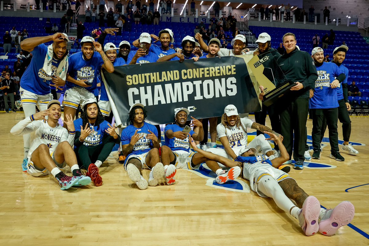 Your Back-to-Back Outright Southland Conference Champs🏆🏆

#BayouBandits | #GeauxPokes