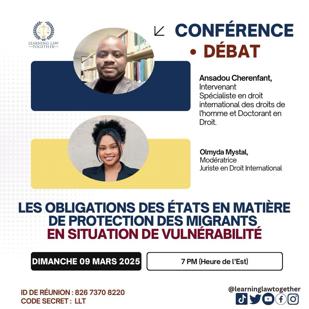 🌍 Crises humanitaires, politiques migratoires restrictives, violations des droits fondamentaux ? Face à ces enjeux d’actualité, la protection des migrants en situation de vulnérabilité est plus que jamais un défi majeur pour les États. Quels sont leurs devoirs juridiques ?
