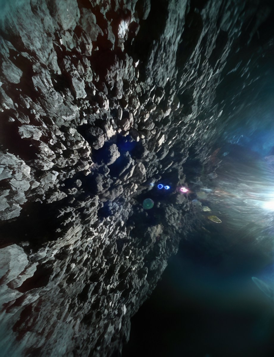 This photo was taken by a robot ON THE SURFACE OF AN ASTEROID