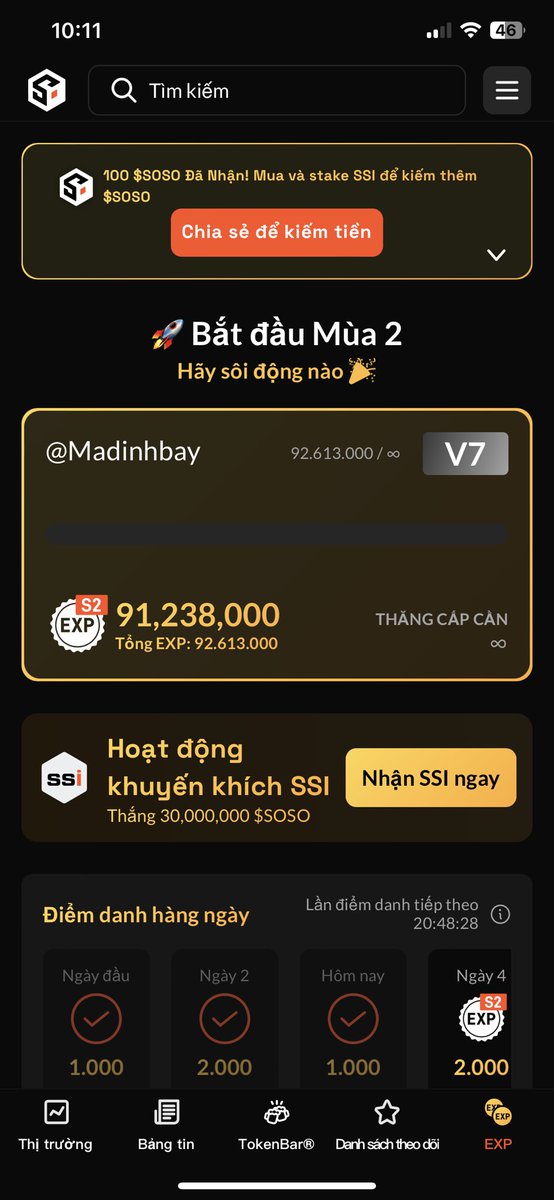 On a normal level,you no suppose skip this #SoSo airdrop!!  Register here>>  

#SoSoValue: sosovalue.com/join/420NH12C

 and start performing fee daily tasks.  Season 1 paid some people as much as $15,000 for the airdrop.  🎉🎉🎉