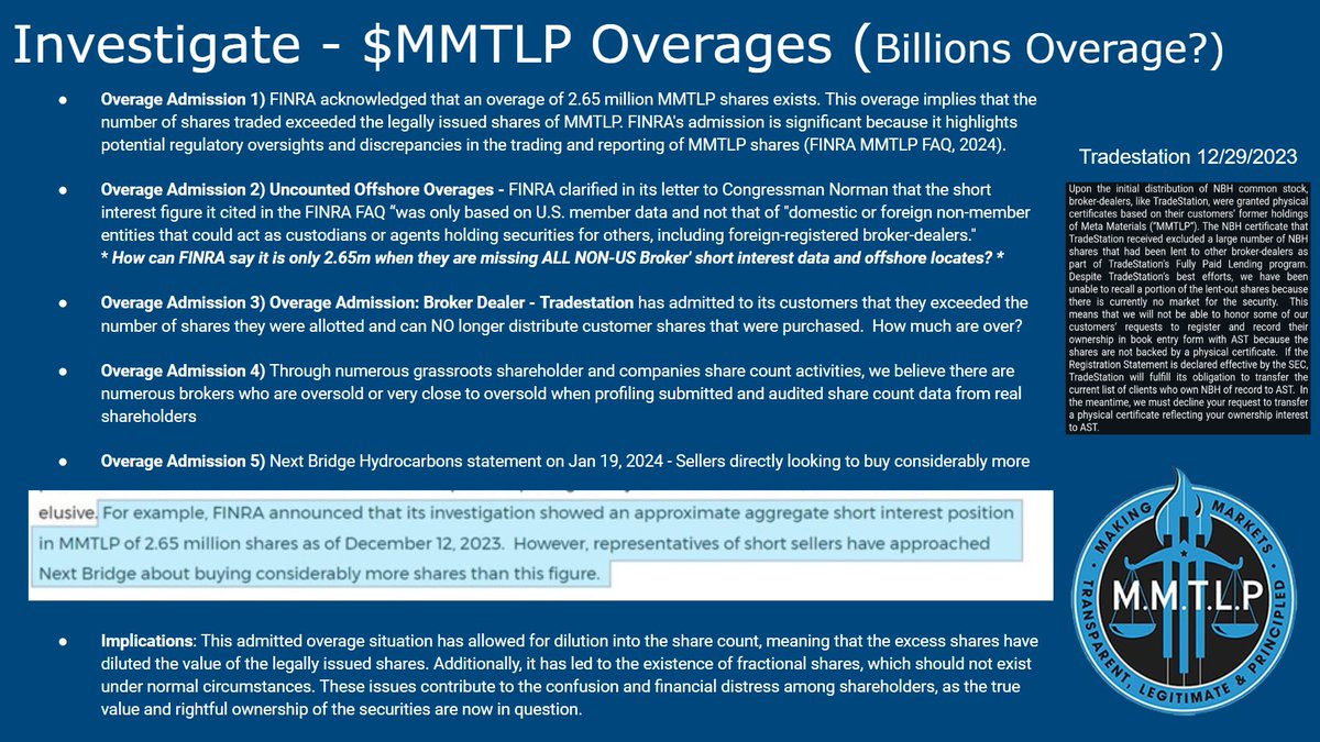 ggkoul's tweet photo. $MMTLP is a unicorn frozen in crime for over 800 days. Every day more proof is being exposed that @SECGov @FINRA and major brokers via the UPC Collusion Committee acted to oversell millions of unsettled over sold Counterfeit Shares that can't be cleaned up nor moved into a private company.