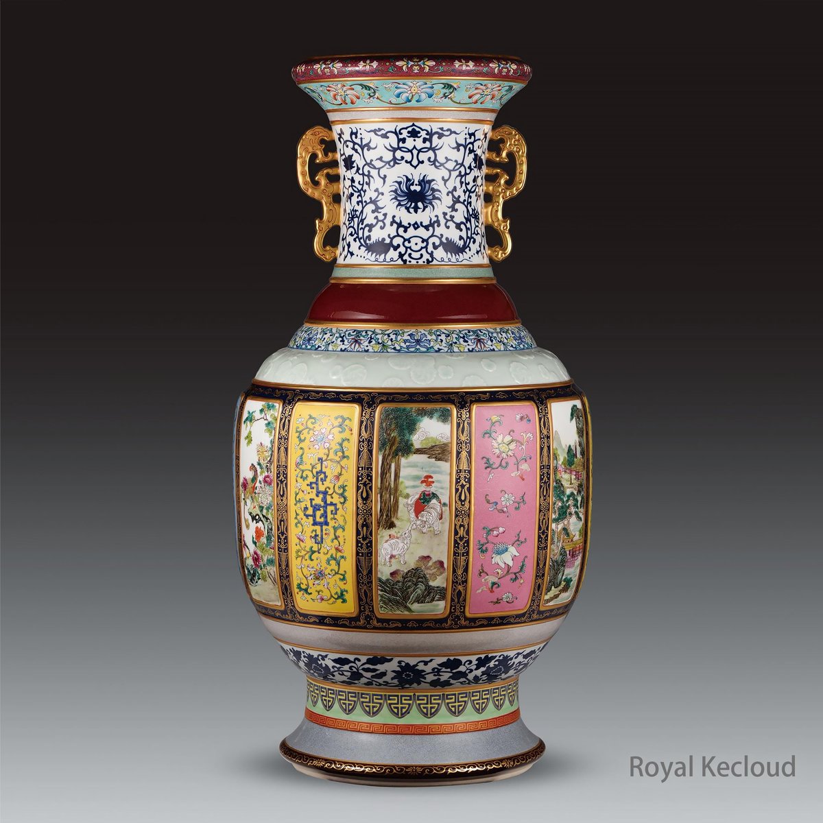 Royal_Kecloud's tweet photo. Chinese Royal Qing Dynasty Queen-Porcelain Fortune Vase /"Cimu" (mother of porcelain) Vase.
Perfect for Grand Hall, Executive Meeting Room, Hotel and Masion Lobby (Height: 34inch/86.4cm)
#cimu #qingvase #qingporcelain #Collection #vase #antique 

https://t.co/HvQS9u1MMG https://t.co/CzuNZ1x2aN