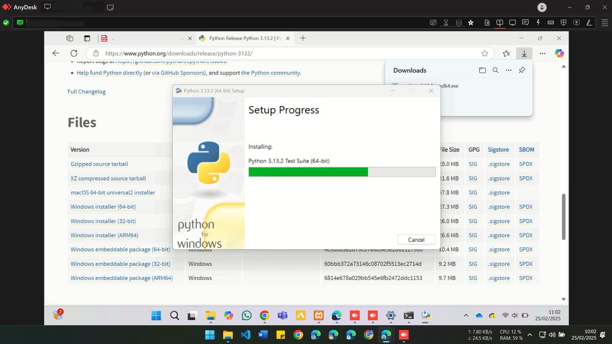 rprojectsoloo's tweet image. Testimoni Konfigurasi Environment Python via Remote ✅
#jokipython #jokivscode #jasacoding #python