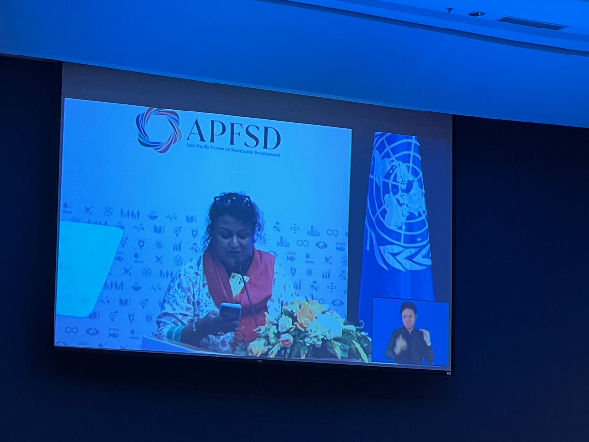 CastoutSlavery's tweet photo. 💫Asia-Pacific Forum on Sustainable Development #APFSD2025 has begun in #Bangkok. Our very own @sitara1 addresses the forum in its Opening Plenary on the behalf of Asia Pacific Peoples' Assembly and puts forth recommendations to realise #DevelopmentJustice for all. @AP_RCEM https://t.co/RuPEQzZsWy