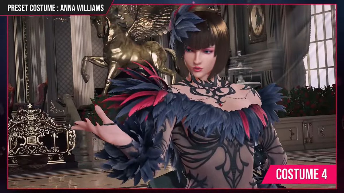 Wario64's tweet image. Anna Williams comes to Tekken 8 starting March 31st