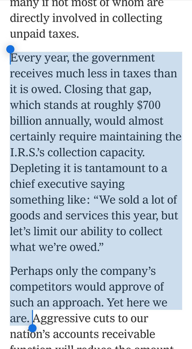 Carol Leonnig (@carolleonnig) on Twitter photo John Koskinen, Trump's ex IRS commissioner, is no rabble rouser. He joins his R and D colleagues to call <a href="/realDonaldTrump/">Donald J. Trump</a> 's firing of IRS employees a good way to increase US debt
nytimes.com/2025/02/24/opi⦠John Koskinen, Trump's ex IRS commissioner, is no rabble rouser. He joins his R and D colleagues to call <a href="/realDonaldTrump/">Donald J. Trump</a> 's firing of IRS employees a good way to increase US debt
nytimes.com/2025/02/24/opiā¦