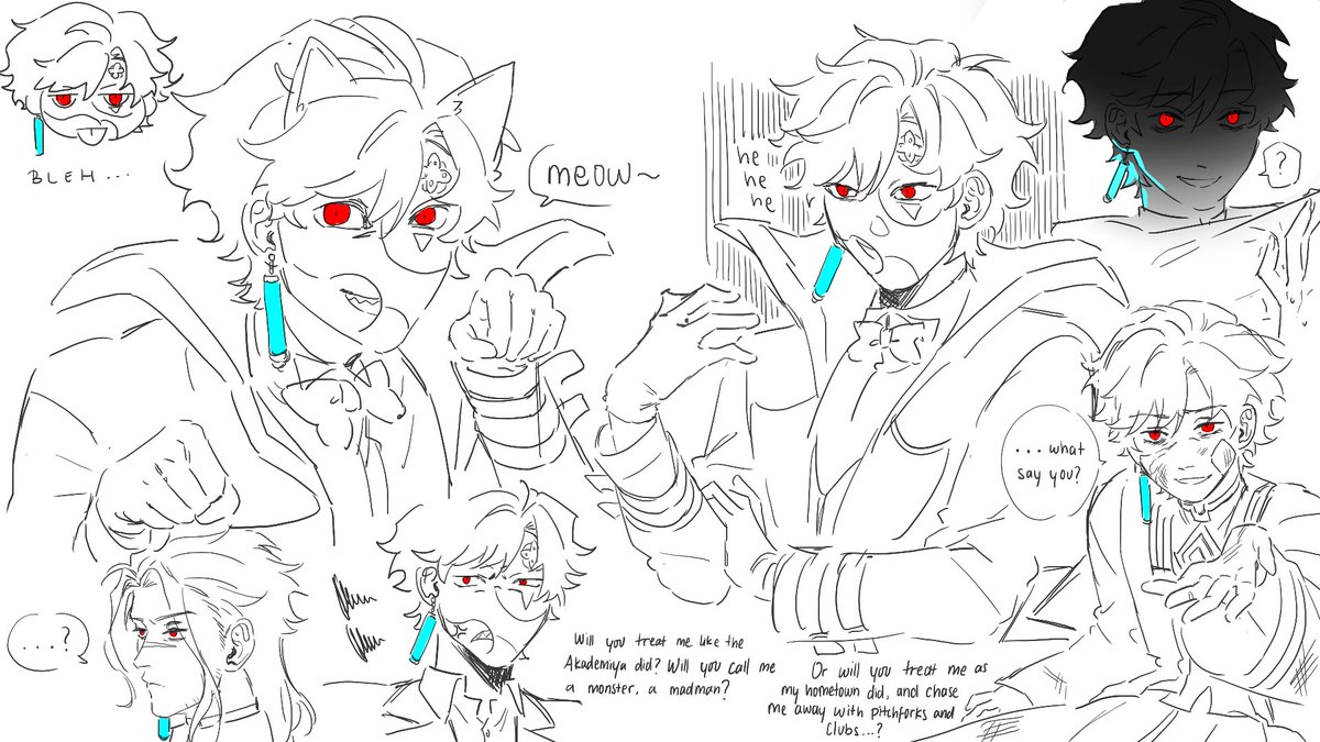 magma doodles from two months ago 
#dottore #ildottore