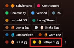 AirdropAlertAAD's tweet photo. Introducing Babylon's New Discord Satlayer Egg Role! 🥚

🔥 How to get: Simply claim the SatLayer Egg role
🔹 Babylon Role Search Event - Easy, quick, and open to all
🔹 𝗝𝗼𝗶𝗻 𝗗𝗶𝘀𝗰𝗼𝗿𝗱: https://t.co/3Gujochvym

🔹 𝗜𝗻𝘀𝘁𝗿𝘂𝗰𝘁𝗶𝗼𝗻𝘀:
- Visit https://t.co/QgREtFcYWu
- Decorate your Babyloong
- Click Export > Enter discord name > bot shares posts in bling-lóóng-lóóng channel -> receive role

🔹 6 Egg roles up for grabs. Takes just 30 seconds, act fast before old roles expire!

⚠️ Role changes today for those who haven't claimed it yet

👉 Testnet task veterans of #Galxe in Babylon, this is a must-do - super simple!

👉 𝗝𝗼𝗶𝗻 𝘁𝗵𝗲 𝗕𝗮𝗯𝘆𝗹𝗼𝗻 𝗧𝗲𝗹𝗲𝗴𝗿𝗮𝗺 𝗳𝗼𝗿 𝗺𝗼𝗿𝗲 𝘂𝗽𝗱𝗮𝘁𝗲𝘀: https://t.co/jQMuCF3J8a

Stay ahead with Babylon's exciting new Egg Role now! 🚀