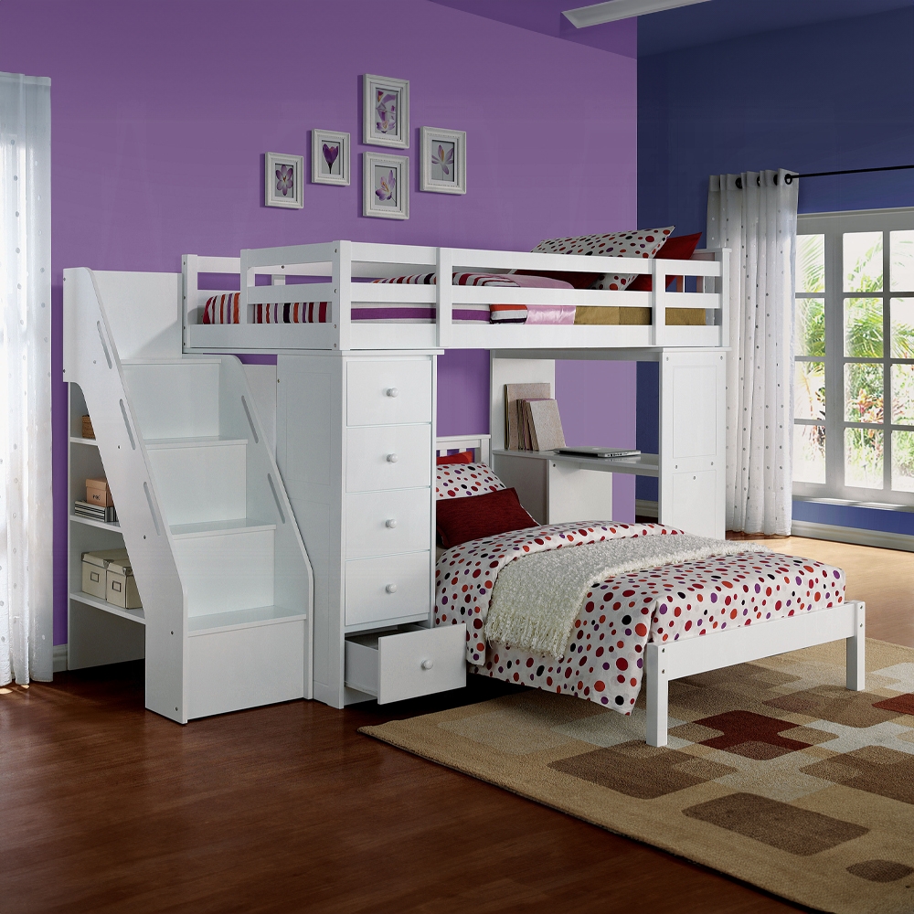 ambfurniture's tweet photo. ***Presidents Day Sale Going On Now***Acme 37145 Harriet bee freya white finish wood twin loft bed with staircase and drawers at https://t.co/47yG9wKuEs #bedtime #bedroom #DecorStyle #designer #designs #furniture #homedecor #home #interiordesign #interiordecor #loftbed #Kids #kidsroom