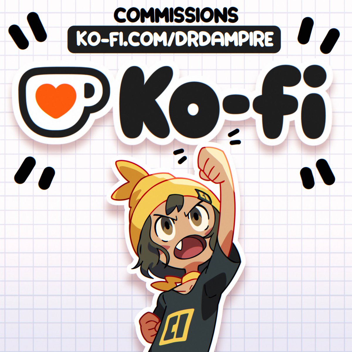 drdampire's tweet image. Something is on my coffee 👀

#Commission