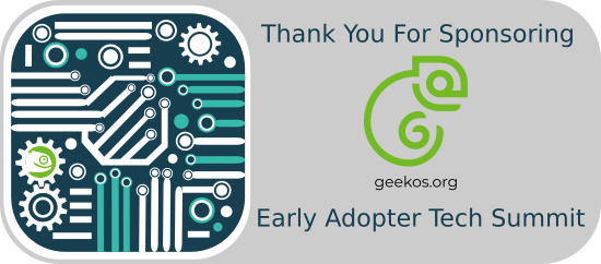 We're excited to be sponsoring this year's Early Adopter Tech Summit in Orlando, Florida, on March 14. Looking forward to discussing the foundation with the community. events.opensuse.org/conferences/EA…