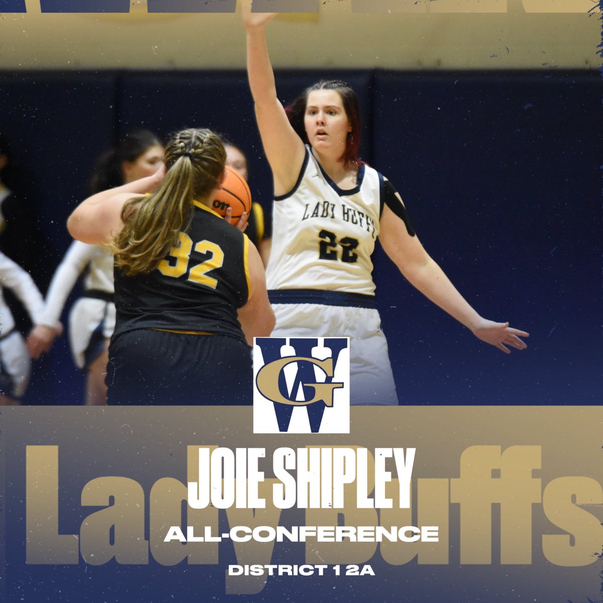 Congratulations to Joie Shipley on earning All-Conference in District 1 2A!!
