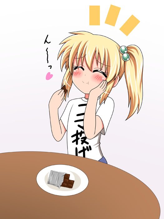 #このタグ見た人は食べ物を持ったキャラを貼る 