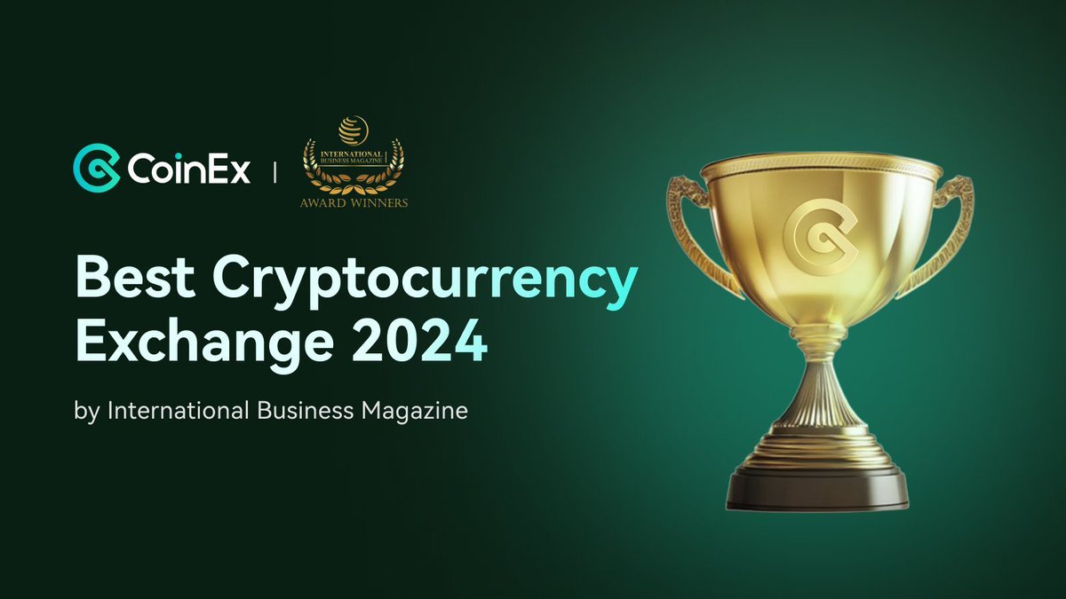 CoinexPortugues's tweet image. 🌟 Estamos honrados em ganhar o prêmio "Melhor Exchange de Criptomoedas de 2024" pela International Business Magazine!

Este reconhecimento reflete o comprometimento da #CoinEx com a segurança, transparência e capacitação de usuários em todo o mundo. Obrigado por fazer parte da…