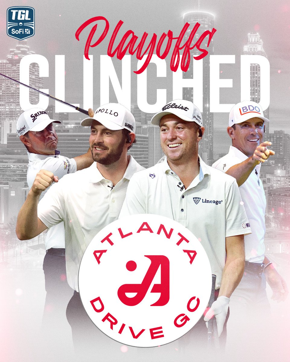 TGL's tweet photo. Atlanta is officially in the playoffs‼️ https://t.co/CSx0psVQfx