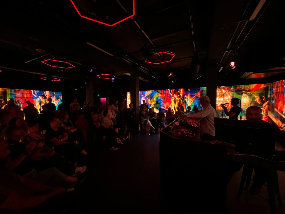 ICCR_Australia's tweet image. 'Elsewhere in India' artists Murthovic and Thiruda created a mesmerising performance at the Adelaide Fringe! The remix with a millennia of cultural heritage, 3D art, AI, motion-captured dance, and archival footage made it a unique and memorable event!
@HCICanberra  @cgisydney