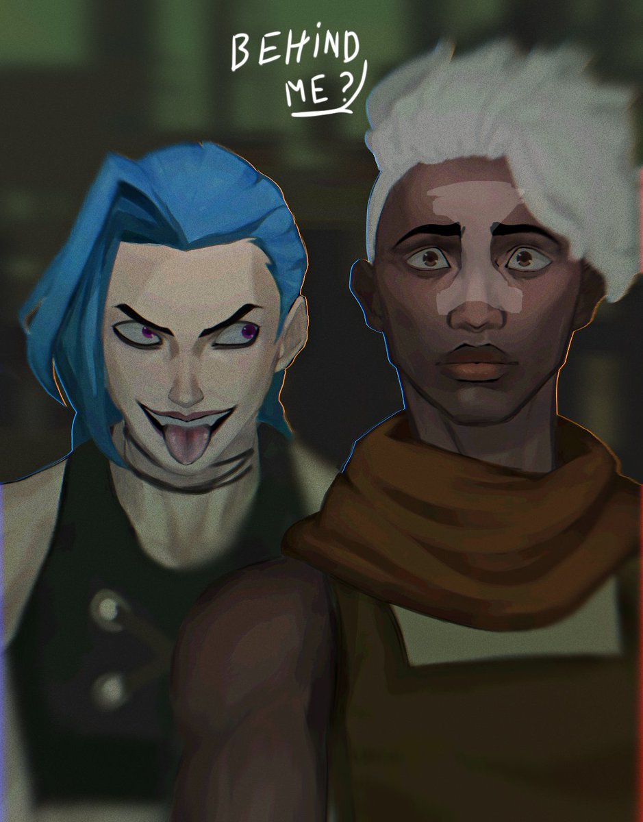Renohato's tweet photo. #art #digitalart #arcane #LeagueOfLegends #lol #ekko #jinx #ekkoxjinx #timebomb https://t.co/rEm5HnXUTZ