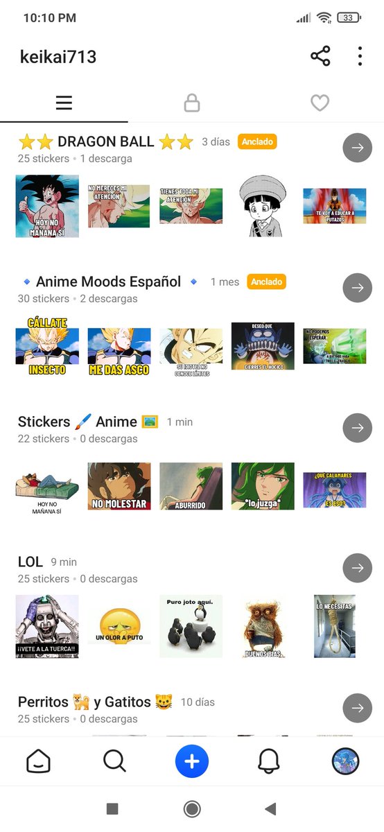 keikai713's tweet photo. He creado 11 paquetes de Stickers hasta ahora #Stickerly https://t.co/HzHRpYrD50