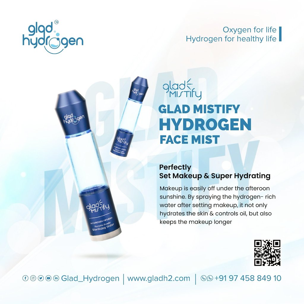 Glad Mistify 
One of a kind product to rejuvanate your face and outer skin . Become wrinkle free , enjoy the real anti-aging property that molecular hydrogen can offer ....!!!! . (Contact details in the ad)