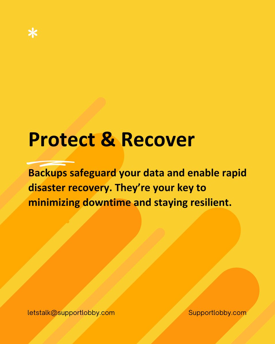 Activelobb25326's tweet image. &quot;Swipe through to discover why regular server backups are crucial for your business! 🔒 Protect, recover, and stay secure with Activelobby. #ServerBackup #DataProtection #CyberSecurity #BusinessContinuity #RansomwareProtection #CloudBackup #ITSecurity #BackupSolutions&quot;