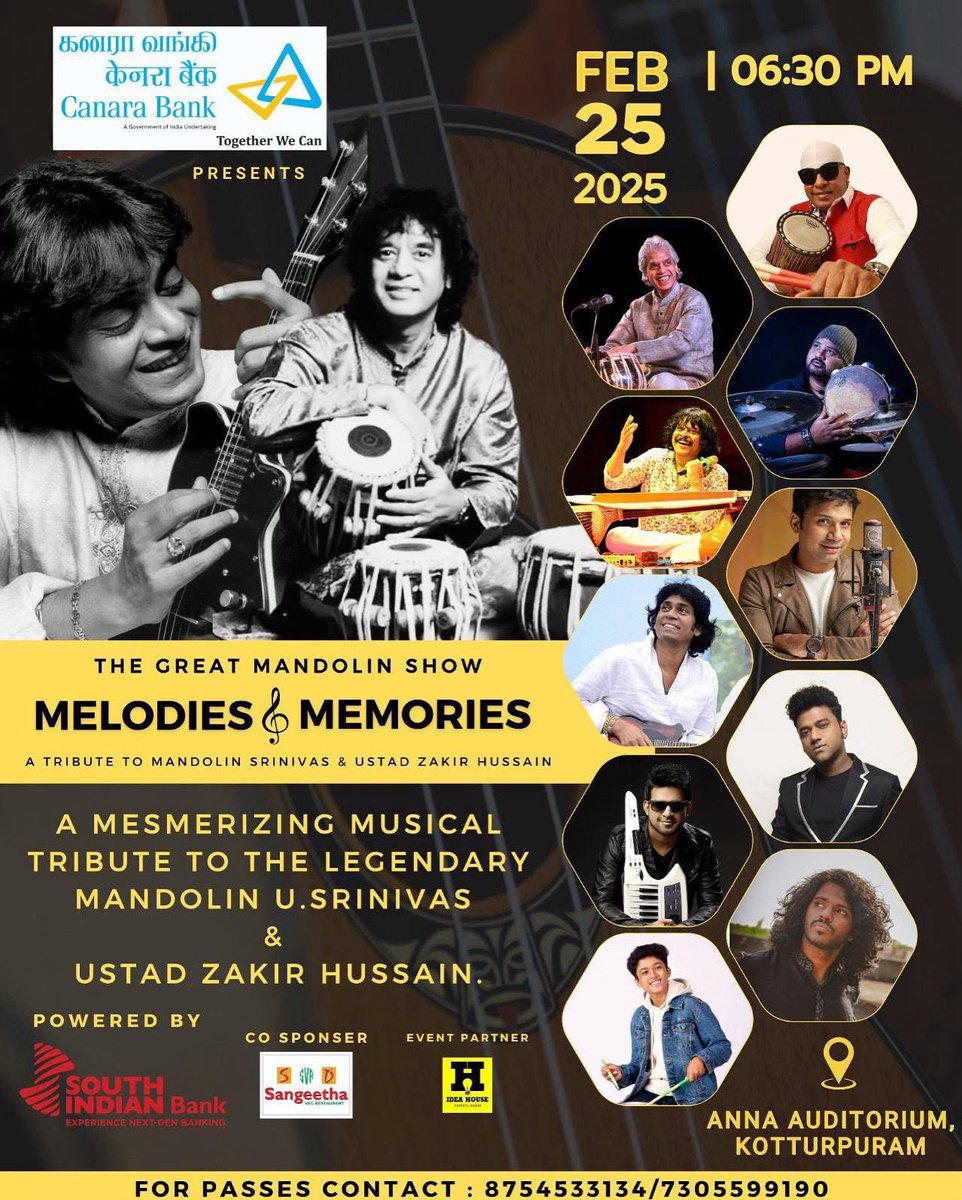 Celebrating the lives and legacies of #theGREATMANdolin U Shrinivas ji and Tabla Maestro Zakir Hussain ji <a href="/mandolinbros/">Mandolin Brothers</a>