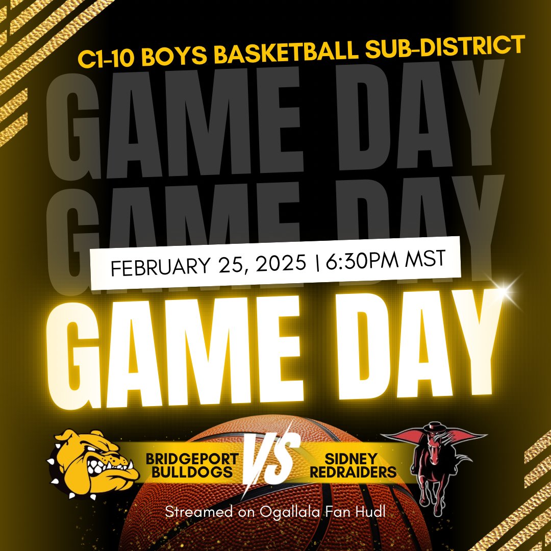 ⏩️ Bridgeport boys basketball move onto the semi-finals of C1-10 Sub Districts after their 48-34 win over Mitchell tonight! 

🚌 Load up the bus and head over to Ogallala for their game vs. Sidney tomorrow at 6:30pm MST!