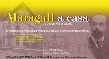 B. Humanitats UAB (@bhumanitatsuab) on Twitter photo 🎭Recomanem aquest espectacle en el què Joan Maragall explica les seves vivències, els seus somnis, el seu ideari.
👉Amb <a href="/JepBarcelo/">Jep Barceló</a>.
Direcció: Dolors Vilarasau.
📆Dilluns 3 de març.
⏰20 h.
📍Arxiu Joan Maragall de la <a href="/BiblioCatalunya/">Biblioteca de Catalunya</a>
Info i entrades: maragallacasa.cat 🎭Recomanem aquest espectacle en el què Joan Maragall explica les seves vivències, els seus somnis, el seu ideari.
👉Amb <a href="/JepBarcelo/">Jep Barceló</a>.
Direcció: Dolors Vilarasau.
📆Dilluns 3 de març.
⏰20 h.
📍Arxiu Joan Maragall de la <a href="/BiblioCatalunya/">Biblioteca de Catalunya</a>
Info i entrades: maragallacasa.cat