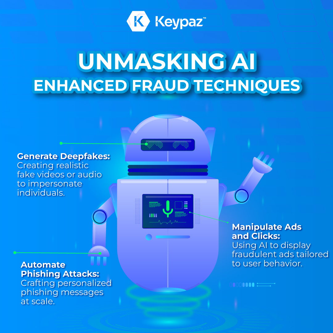 keypazsecure's tweet photo. 🤖 AI-Powered Fraud: The New Era of Cyber Threats!

From deepfake scams to automated phishing attacks, fraudsters are using AI to create more sophisticated and convincing schemes.

💡 Learn more at https://t.co/QmKfZL6RLJ

#DigitalSecurity #Tech #B2B #Banking #startup #fraud #AI https://t.co/1OBy2hVqMv