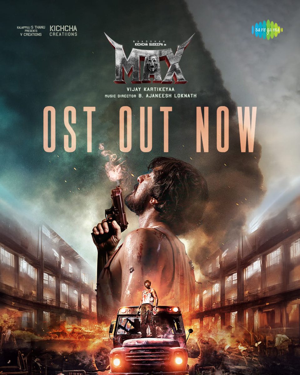 Kalaippuli S Thanu (@thevcreations) on Twitter photo MAXimum Energy Unlocked! #MaxTheMovie OST is Officially Out Now! 💥🎧
🔗youtu.be/UBQIU_OfRt4?si…
🎶 <a href="/AJANEESHB/">B AJANEESH LOKNATH</a>
'BAADSHAH' <a href="/KicchaSudeep/">Kichcha Sudeepa</a> <a href="/Kichchacreatiin/">Kichcha Creatiions</a> <a href="/VKartikeyaa/">VIJAY Kartikeyaa</a> <a href="/shekarchandra71/">cahndrashekhara D</a> <a href="/ganeshbaabu21/">Ganeshbaabu</a> <a href="/shivakumarart/">shivakumar</a> <a href="/dhilipaction/">Dhilip Subbarayan</a> <a href="/kevinkumarrrr/">Kevin Kumar</a> <a href="/ChethanDsouza/">Chethan Dsouza</a> <a href="/saregamasouth/">Saregama South</a> MAXimum Energy Unlocked! #MaxTheMovie OST is Officially Out Now! 💥🎧
🔗youtu.be/UBQIU_OfRt4?si…
🎶 <a href="/AJANEESHB/">B AJANEESH LOKNATH</a>
'BAADSHAH' <a href="/KicchaSudeep/">Kichcha Sudeepa</a> <a href="/Kichchacreatiin/">Kichcha Creatiions</a> <a href="/VKartikeyaa/">VIJAY Kartikeyaa</a> <a href="/shekarchandra71/">cahndrashekhara D</a> <a href="/ganeshbaabu21/">Ganeshbaabu</a> <a href="/shivakumarart/">shivakumar</a> <a href="/dhilipaction/">Dhilip Subbarayan</a> <a href="/kevinkumarrrr/">Kevin Kumar</a> <a href="/ChethanDsouza/">Chethan Dsouza</a> <a href="/saregamasouth/">Saregama South</a>