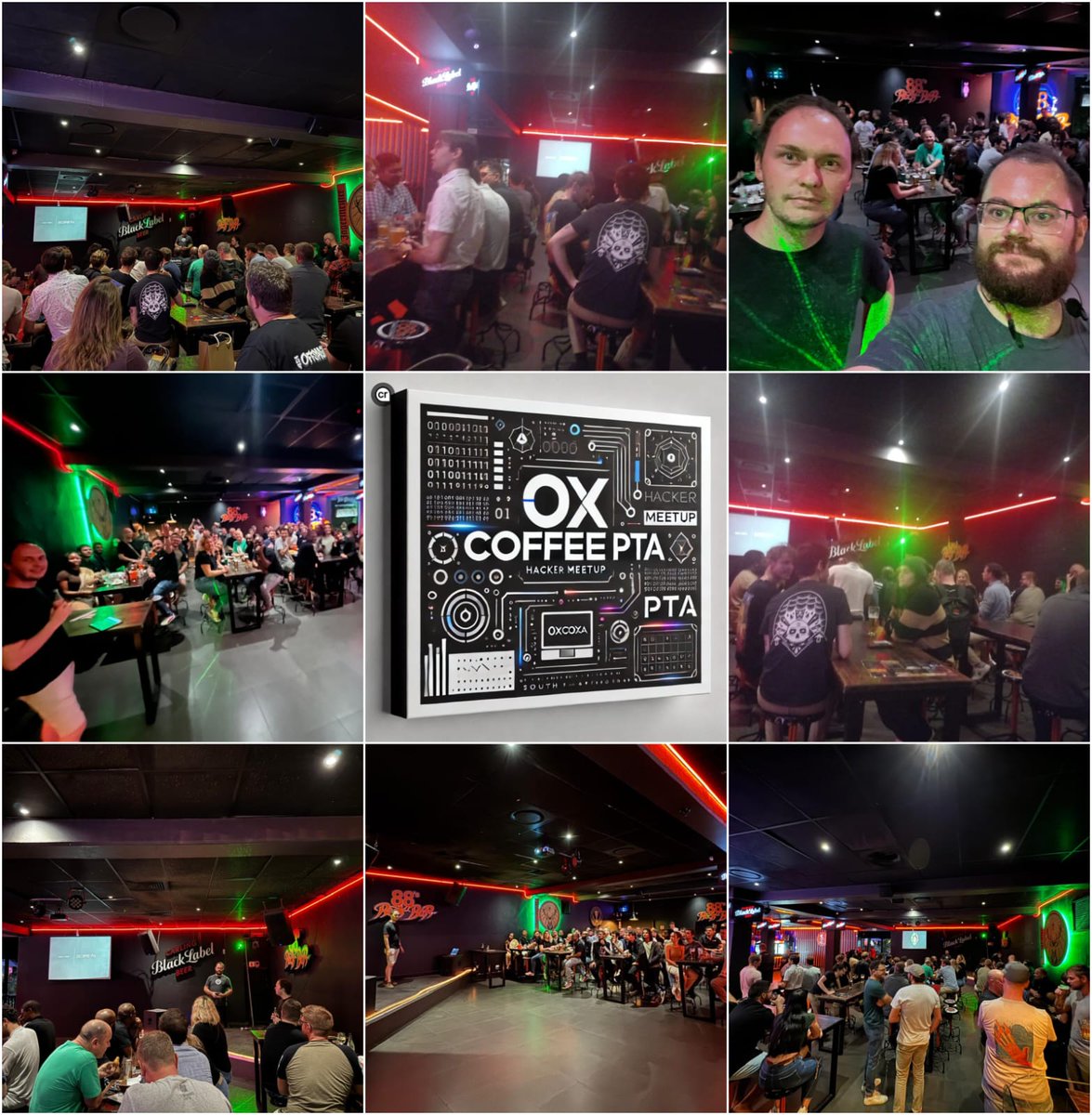 0xc0ffee_jhb's tweet image. 🔥 Our first 0xC0ffee in Pretoria was a massive success! 🔥

A huge thank you to everyone who joined us, and shoutout to Michael Rodger for an awesome first talk. 👾

We’re making this a monthly thing-every 2nd Tuesday at Rock@88 Moreleta! 

📅Next meetup: 11 March, 7–9 PM. ☕🔥