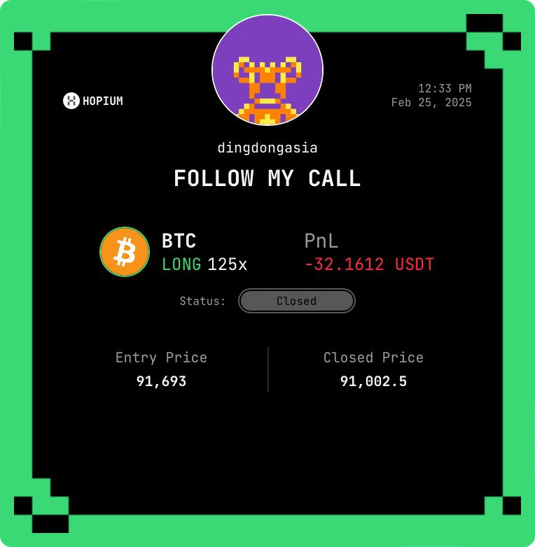 Hopium tweet media