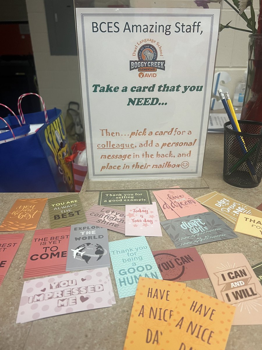 Building an environment of peer appreciation is important!!! <a href="/Osceolaschools/">Osceola Schools</a>