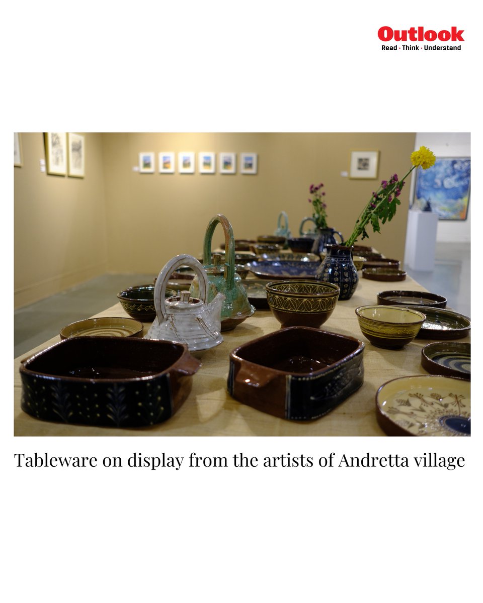 Outlookindia's tweet photo. #HimachalPradesh #Pottery #Exhibition #Art #Artist #Andretta #ArtExhibition #Craftsmanship #Artists #ClayArt #Handmade #Sculpture #Heritage #Ceramics #Design #Culture #Gallery #India
https://t.co/eFVR0yfR3l https://t.co/jzqqhSJQo4