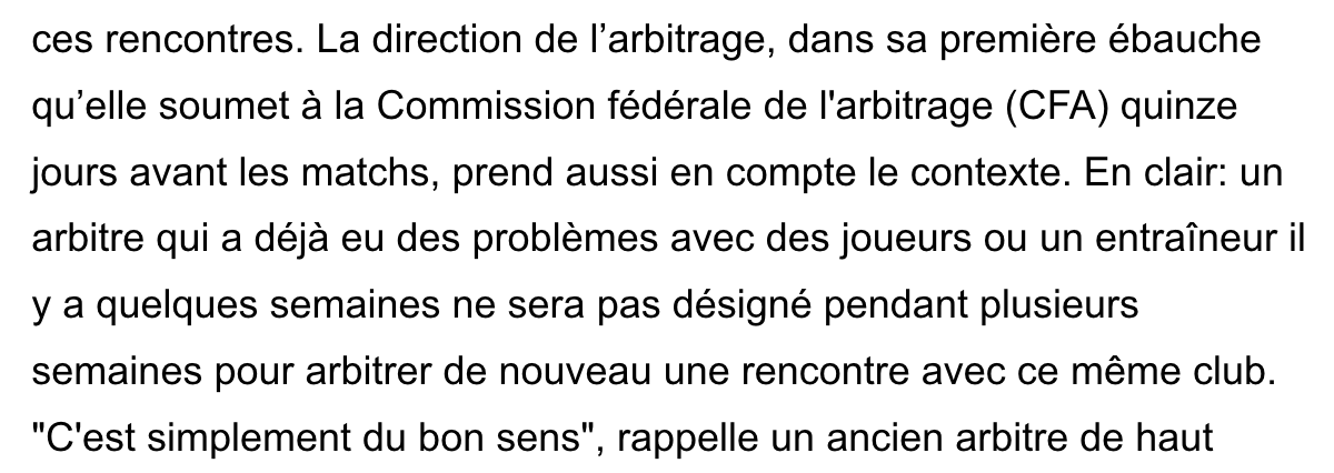 OMondieuu's tweet image. Donc je ne suis pas totalement abruti, c'est même prévu dans le protocole qu'un arbitre ayant un problème avec un club ne soit pas désigné pendant un temps.
"Du bon sens". 

Oui. 

Donc je maintiens. Pure provocation.