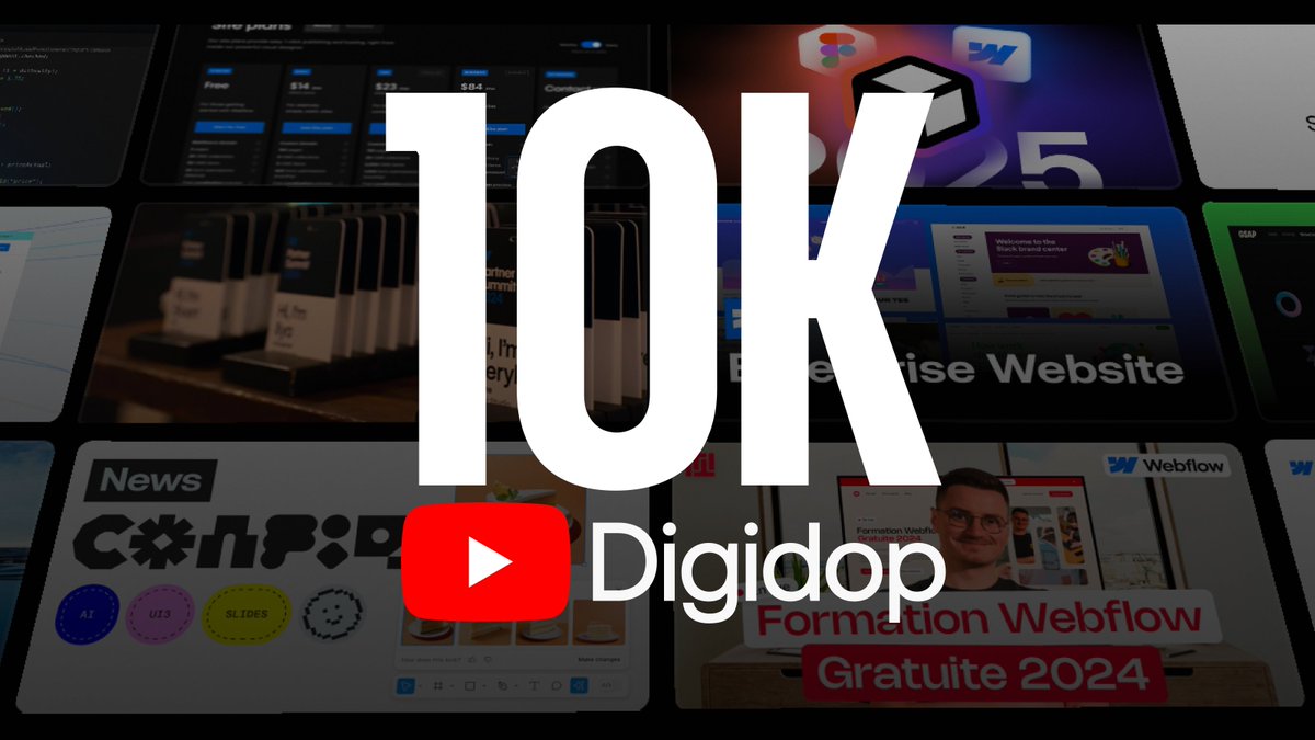 10,000! 🥳

What started as a way to answer our first clients’ <a href="/webflow/">Webflow</a> questions in French, has grown into much more. Our YouTube channel is now:

→ A visibility asset, where content works long-term, just like SEO
→ A source of revenue (ads + tool affiliations)
→ A
