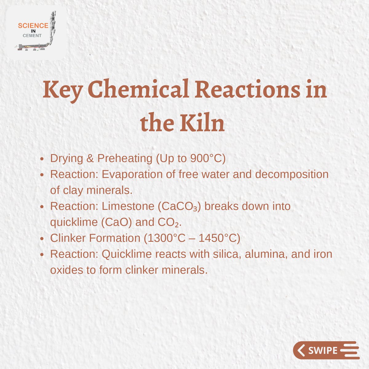ScienceC79853's tweet photo. 🧪 Science Behind Cement: Chemical Reactions in the Kiln 🔥

📞 Contact us: +91 9059081892
🌐 Visit: https://t.co/nvJu4A53KY https://t.co/5q3vfMajE5