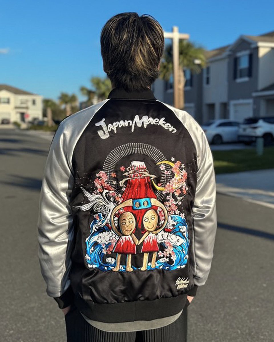 ⭐【非売品♪激レア‼】XYLISH スカジャン 懸賞応募品 限定 楽天市場】花旅楽団 スカジャン SSJ-007 Script 藤蝶舞妓柄