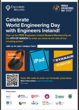 South-East Engineering Festival SETU & Calmast (@engfestse) on Twitter photo 5 days to go! #Engineering Students - sign up for FREE <a href="/EngineerIreland/">Engineers Ireland</a> Student Membership & be in with a chance to win some amazing prizes More info engineersireland.ie <a href="/SETUIreland/">South East Technological University</a> 🔩🪜🗜️🛠️🪛🪚 5 days to go! #Engineering Students - sign up for FREE <a href="/EngineerIreland/">Engineers Ireland</a> Student Membership & be in with a chance to win some amazing prizes More info engineersireland.ie <a href="/SETUIreland/">South East Technological University</a> 🔩🪜🗜️🛠️🪛🪚