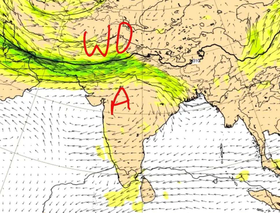 Monsoontv_india's tweet photo. 😱😱 Red alert for hilly area --Two strong wd(1st 25-26 2nd 27-1 march) have started to affect over Nothern india. It will give heavy to very heavy acvumulated #rainfall #snowfall over some places  of #jammu and #kashmir #uk, himachal during 5 days. @Immybhat1 @dineshsundlia https://t.co/6M0Jjfqjxh