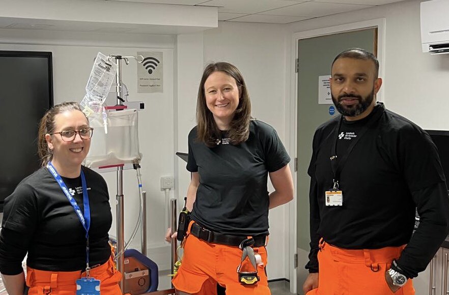 Sean Scott (@gomorradoc) on Twitter photo The <a href="/LDNairamb/">London's Air Ambulance Charity</a> prehospital #ECMO team is live. Ready to deliver #ECPR to the city of London.
Great work <a href="/BenFelixSinger/">Ben Singer</a> <a href="/NHSBartsHealth/">Barts Health</a> and the whole team. The <a href="/LDNairamb/">London's Air Ambulance Charity</a> prehospital #ECMO team is live. Ready to deliver #ECPR to the city of London.
Great work <a href="/BenFelixSinger/">Ben Singer</a> <a href="/NHSBartsHealth/">Barts Health</a> and the whole team.