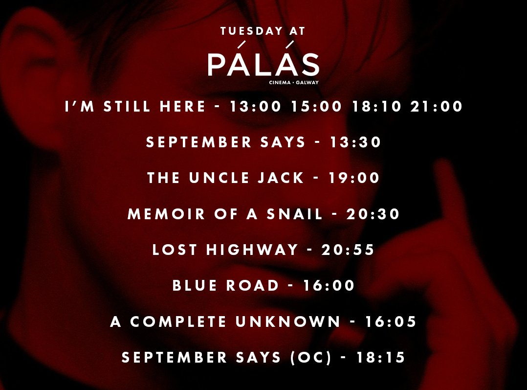 🎟️ &amp; 🕰️ palas.ie