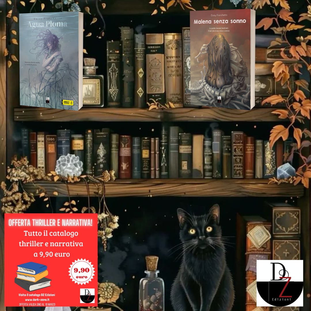 Nuova promozione sul catalogo thriller e narrativa ⭐
Tutti i titoli a 9,90 euro ⭐
Trovate anche Agua Ploma e Malena senza sonno ⭐
Link👇
dark-zone.it
#dzedizioni #promo #aguaploma #malenasenzasonno #narrativa #thriller 
<a href="/DZedizioni/">DZedizioni</a>