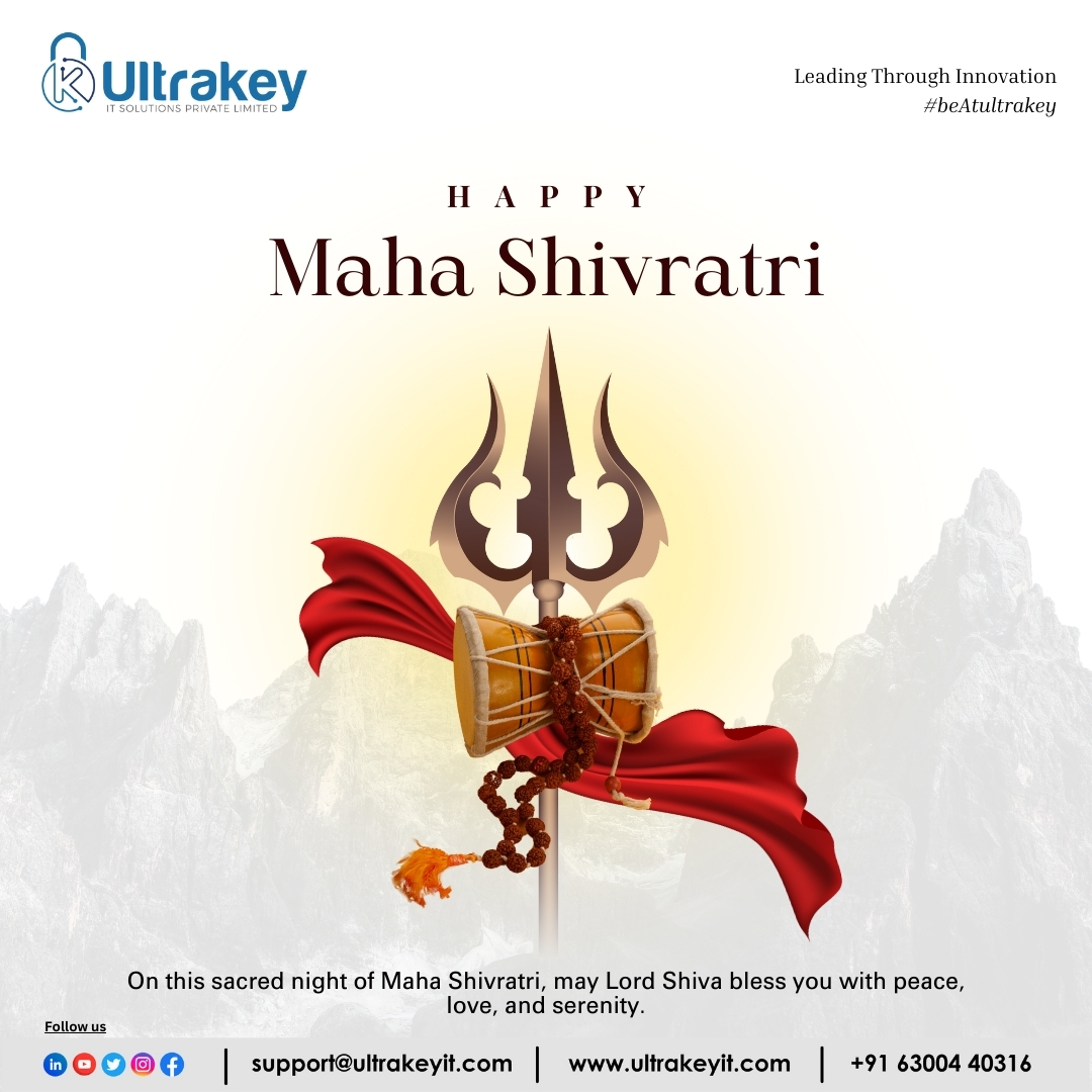 UltrakeyIT's tweet photo. 🔱 Wishing You a Blessed Maha Shivratri! 🙏✨
On this sacred night, may the divine blessings of Lord Shiva bring you peace, prosperity, and happiness. Let’s celebrate the spirit of devotion, strength, and positivity! 🕉️ https://t.co/wbmjI2sNZL