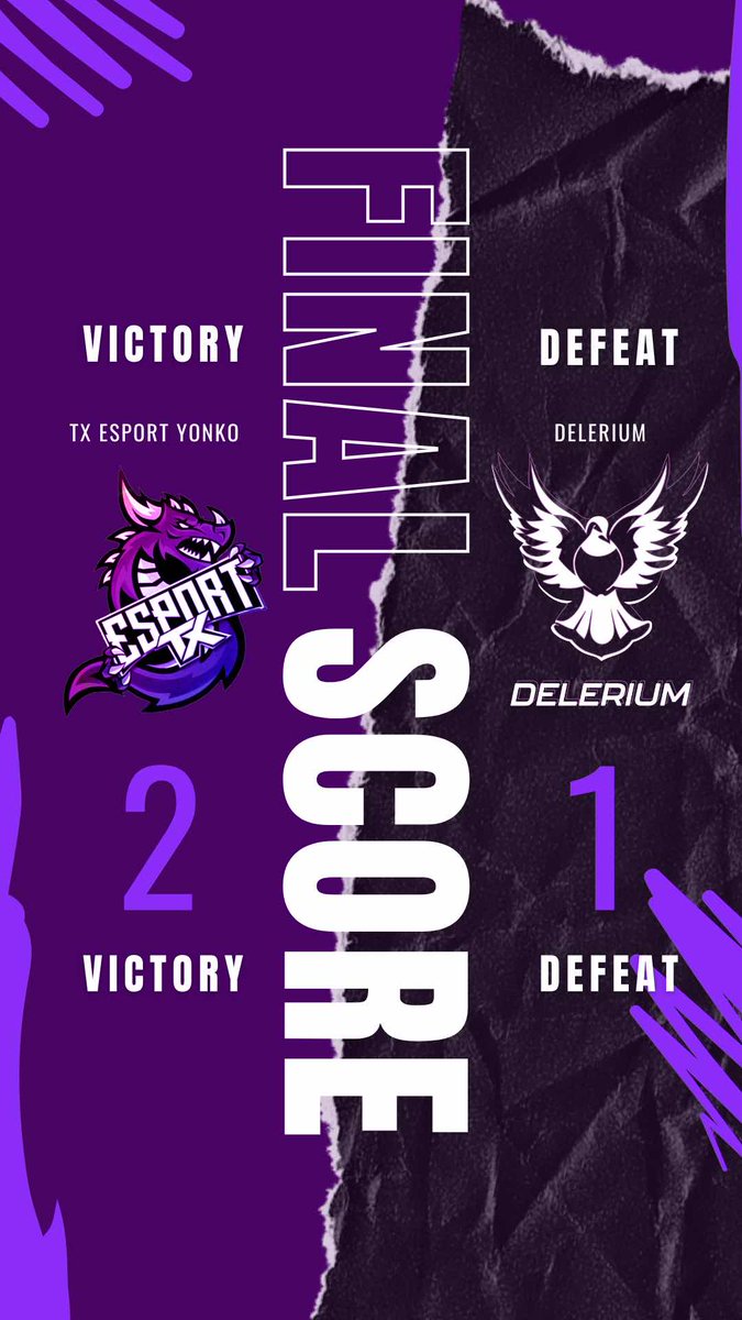 Toutes nos équipes sont au vert !
On est heureux de voir l'équipe de la YONKO ramener encore une fois cette belle victoire, bien mérité ⚫🟣🔥

Bravo à nos joueurs, lâchez rien ! 🦾🎉
Bravo également à l'équipe adverse 🦾
[N'hésitez pas à suivre l'actualité]
#TXWin #TXEsport #ELC