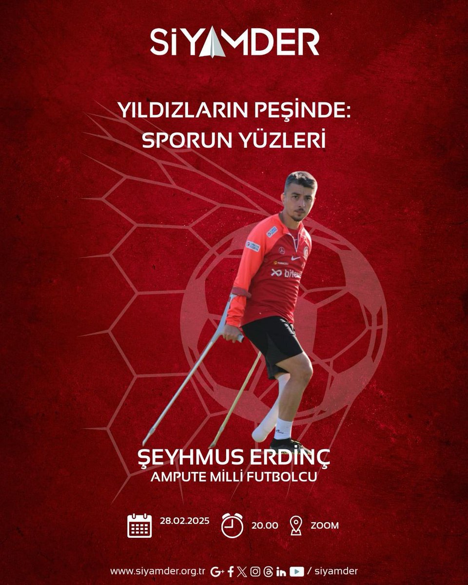 Yıldızların Peşinde: Sporun Yüzleri Programı Devam Ediyor!

 Ampute Milli Futbol Takımı’nın yetenekli oyuncularından Şeyhmus Erdinç bizimle olacak. Spora başlama sürecinden milli takım kariyerine, karşılaştığı zorluklardan elde ettiği başarılara kadar deneyimlerini paylaşacak. ✈️