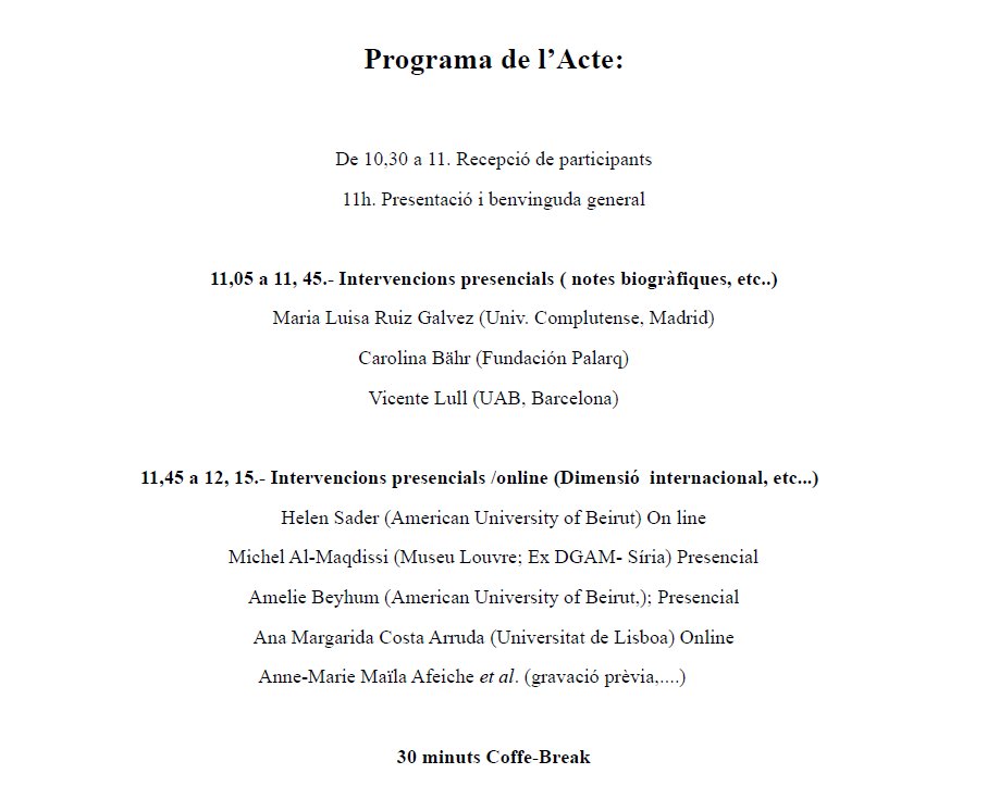 Sappo_UAB's tweet photo. Us deixem el programa de l'acte. Us hi esperem!

@Prehistoria_UAB @uablletres @bibliotequesUAB @UABBarcelona https://t.co/h6I0b7RcL6