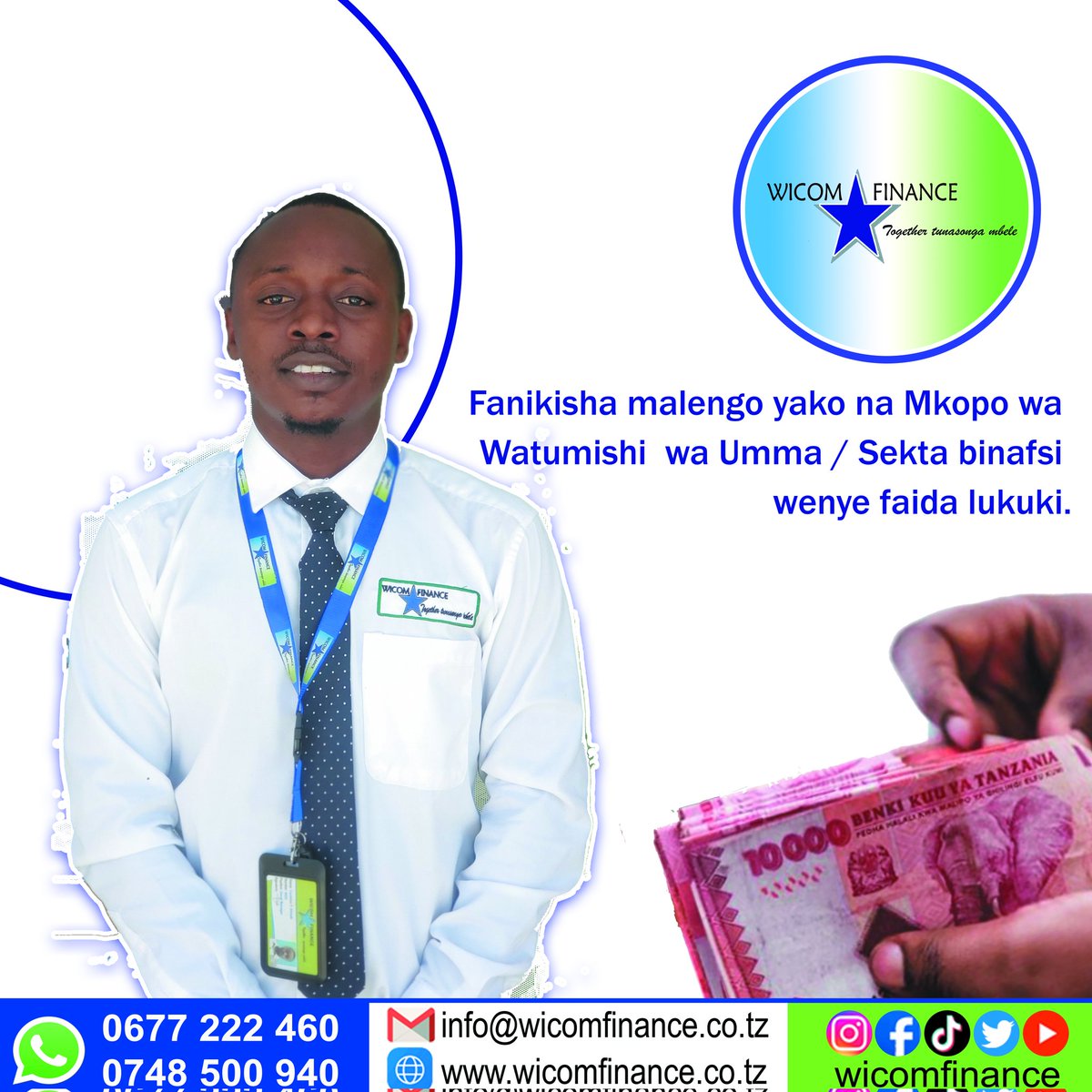 wicomfinance's tweet photo. Fanikisha malengo yako ya kibiashara kila SIKU ili uweze kufikia ndoto zako 
#2025 #tunasonga #elimu #mafunzo https://t.co/vczoBe6ulP